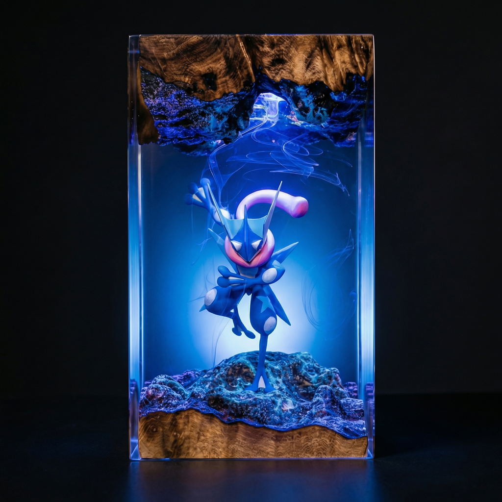 Lampe résine Amphinobie